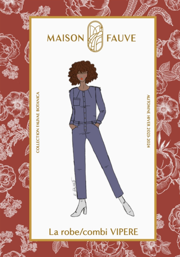 'Vipere' jumpsuit symønster