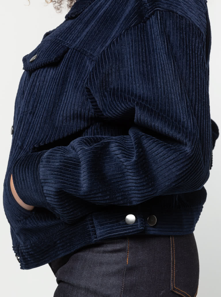 Stevie - symønster til denim jakke (str. 32-44) | Style Arc