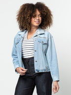 Stevie - symønster til denim jakke (str. 32-44) | Style Arc