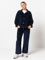 Stevie - symønster til denim jakke (str. 32-44) | Style Arc
