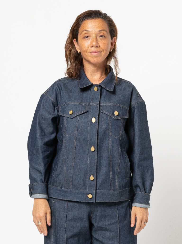 Stevie - symønster til denim jakke (str. 32-44) | Style Arc