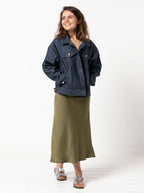 Stevie - symønster til denim jakke (str. 32-44) | Style Arc
