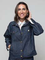 Stevie - symønster til denim jakke (str. 32-44) | Style Arc
