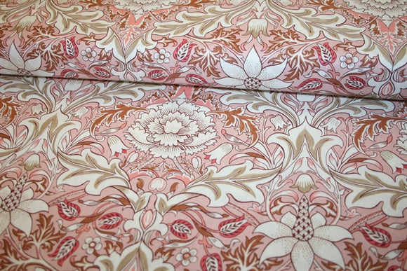 William Morris 'Severne Coral' Bomuld
