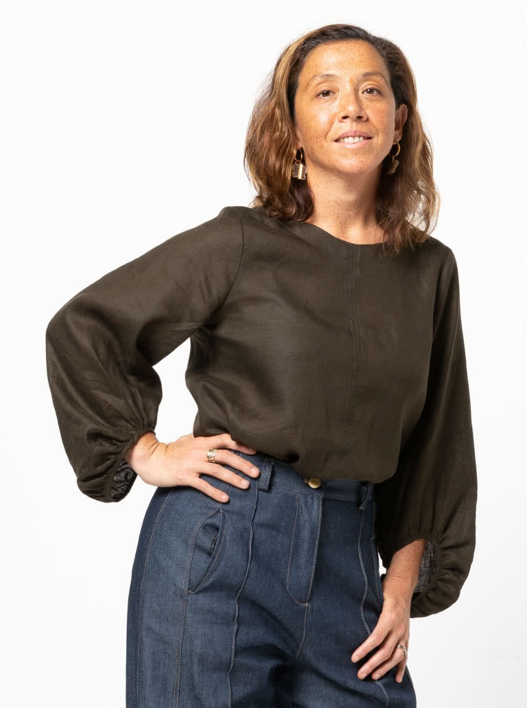 'Zalia' bluse og kjole symønster (str. 32-44)