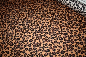 Bomuld med leopard print