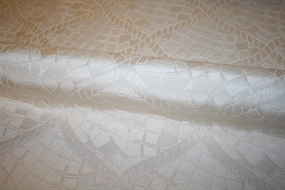 Cremefarvet jacquard