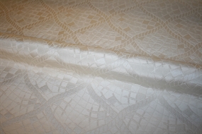 Cremefarvet jacquard