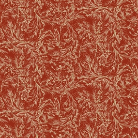 William Morris stof 'Acanthus Scroll Red'