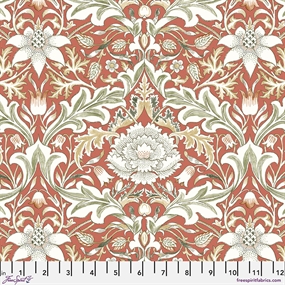 William Morris bomuld 'Severne Red'