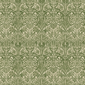 William Morris stof 'Medium Bluebell Green'