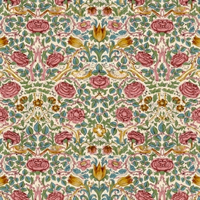 William Morris stof 'Rose'