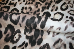 Viscose med leo print